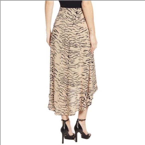 LEITH Leopard Print Flowy Midi Skirt - Tan -Size S NWT + Sold Out in Stores! - Picture 3 of 5